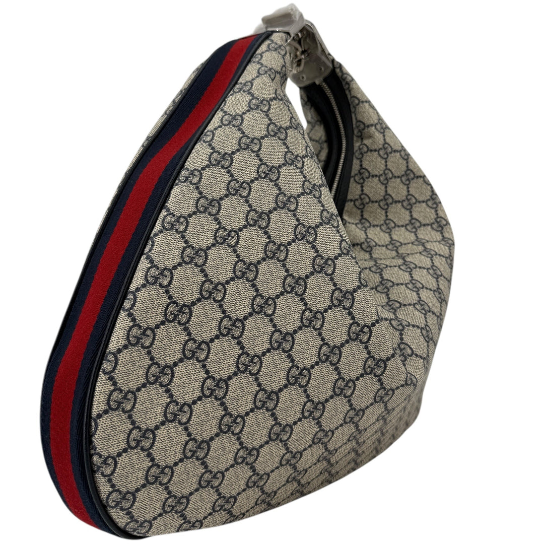 Gucci GG Supreme Web Large Attaché Shoulder Bag | LuxLoveLouis