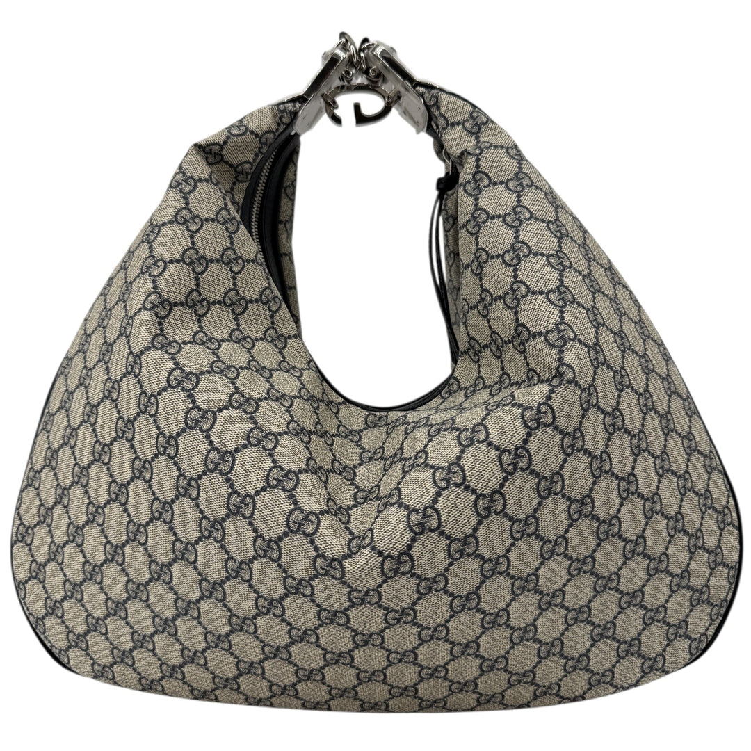 Gucci GG Supreme Web Large Attaché Shoulder Bag | LuxLoveLouis