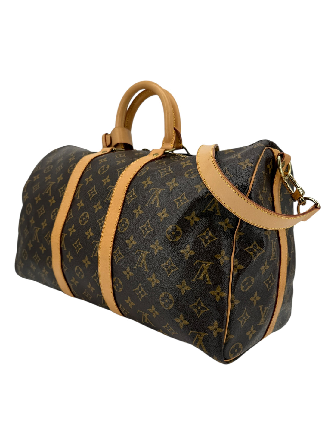 Louis Vuitton Keepall Bandoulière 45 Monogram Travel Bag | LuxLoveLouis