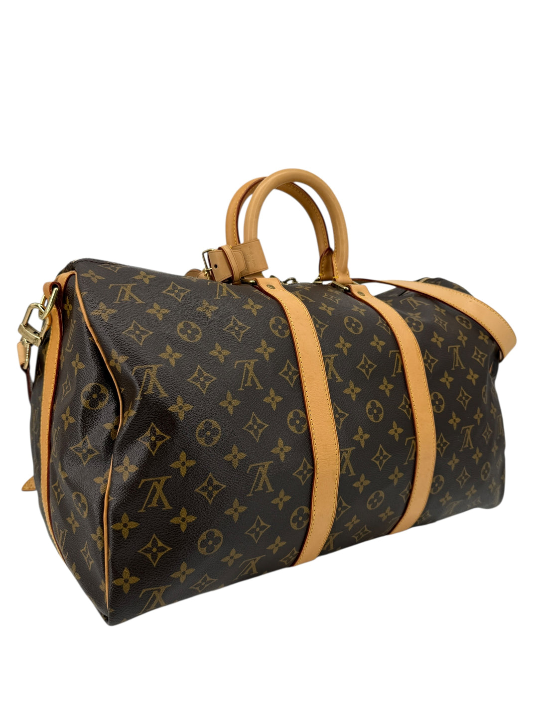 Louis Vuitton Keepall Bandoulière 45 Monogram Travel Bag | LuxLoveLouis