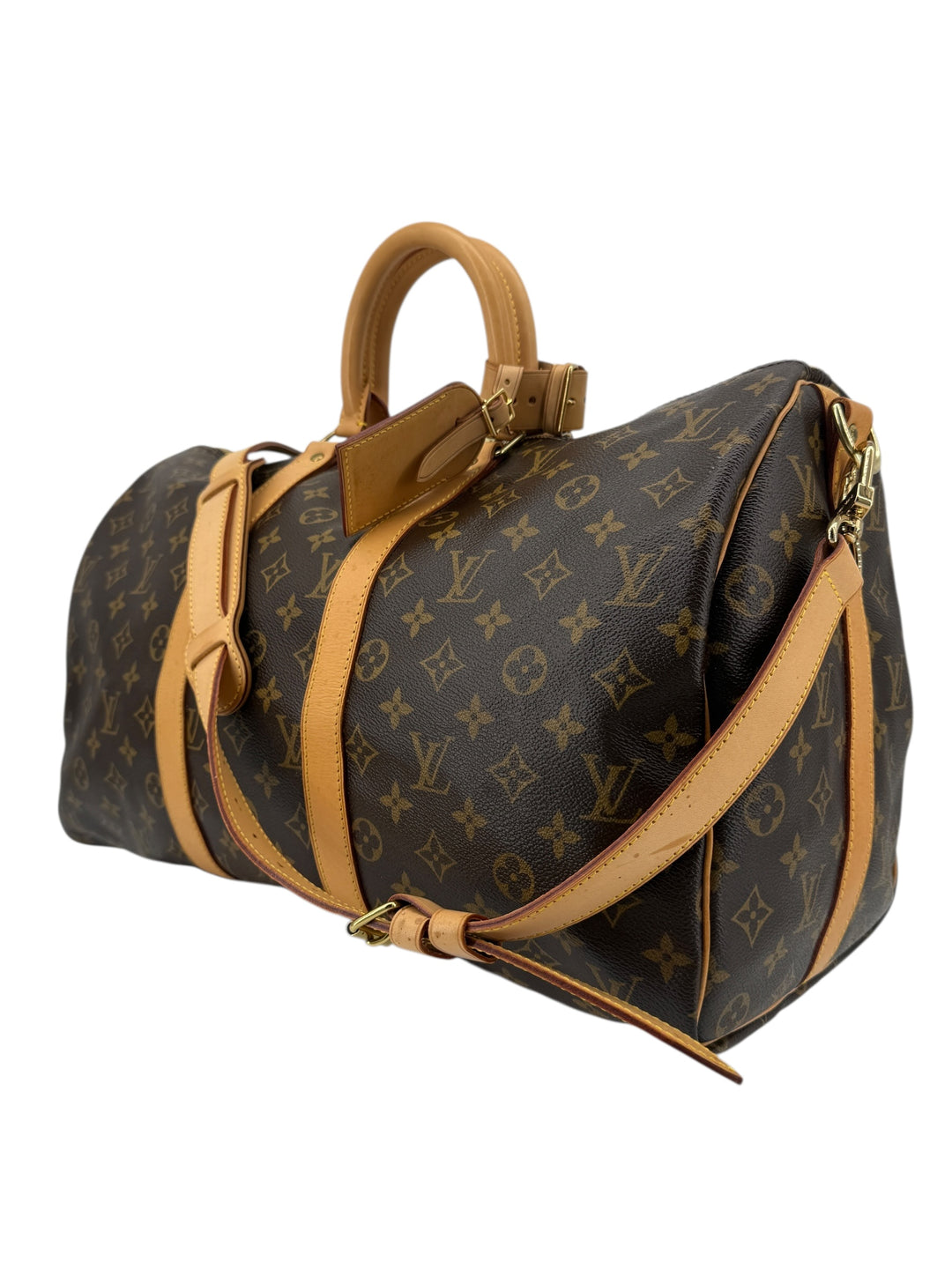 Louis Vuitton Keepall Bandoulière 45 Monogram Travel Bag | LuxLoveLouis