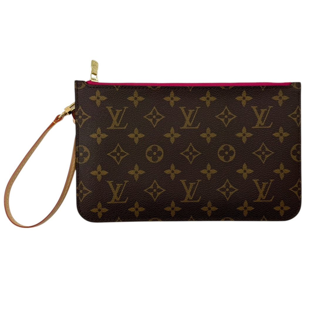 Louis Vuitton Monogram Neverfull Pochette Pivoine