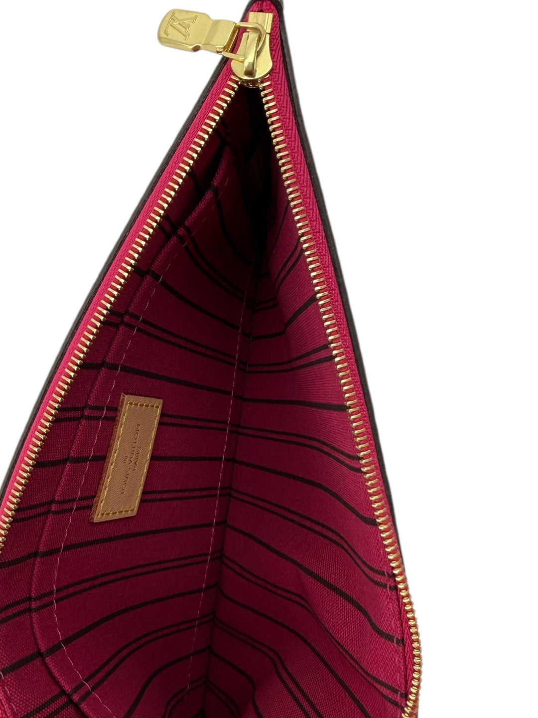 Louis Vuitton Monogram Neverfull Pochette Pivoine