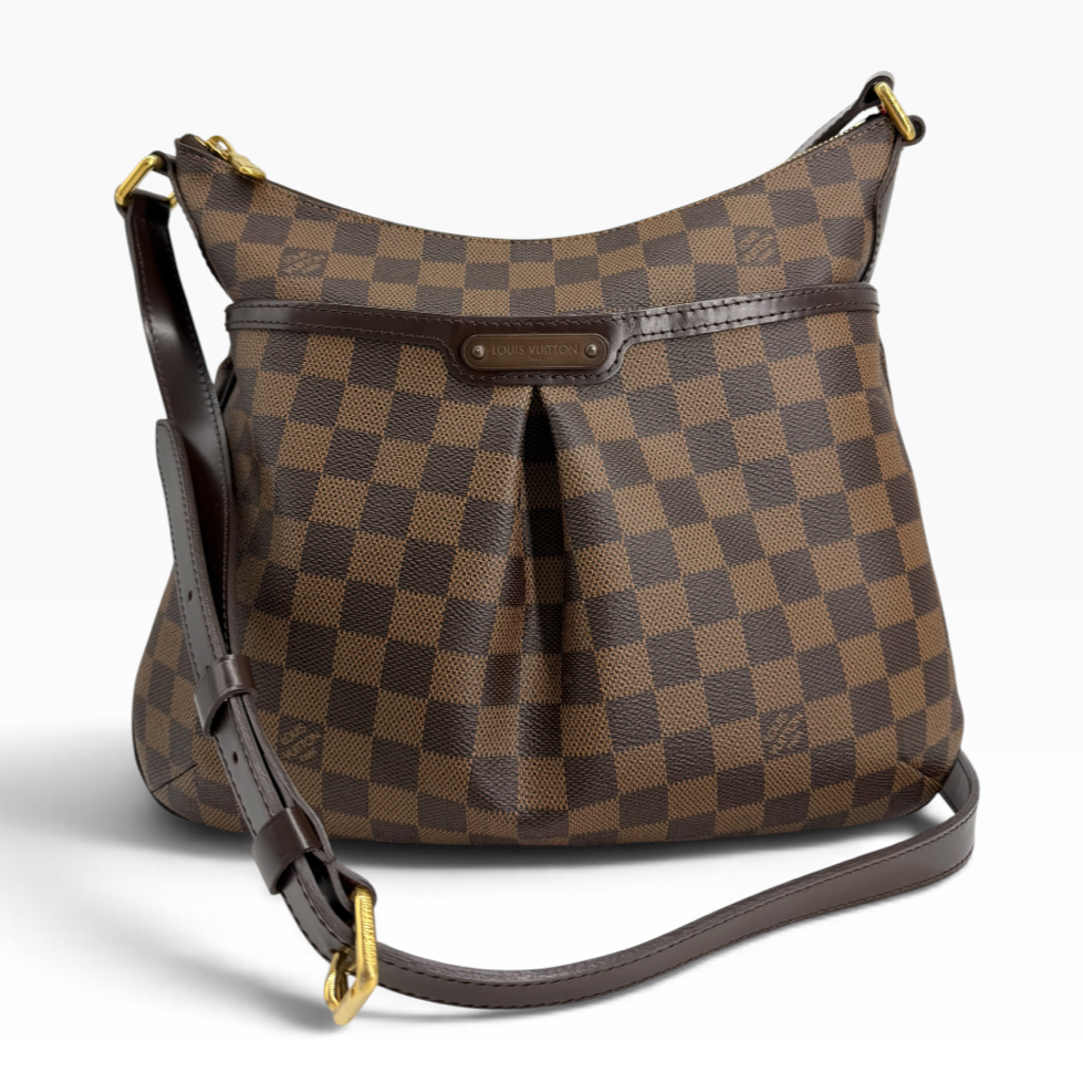 Louis Vuitton Bloomsbury PM Damier Ebene crossbody bag front view