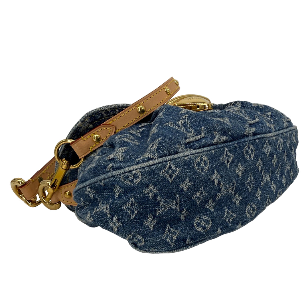 Louis Vuitton Monogram Denim Sunset Blue Shoulder Bag