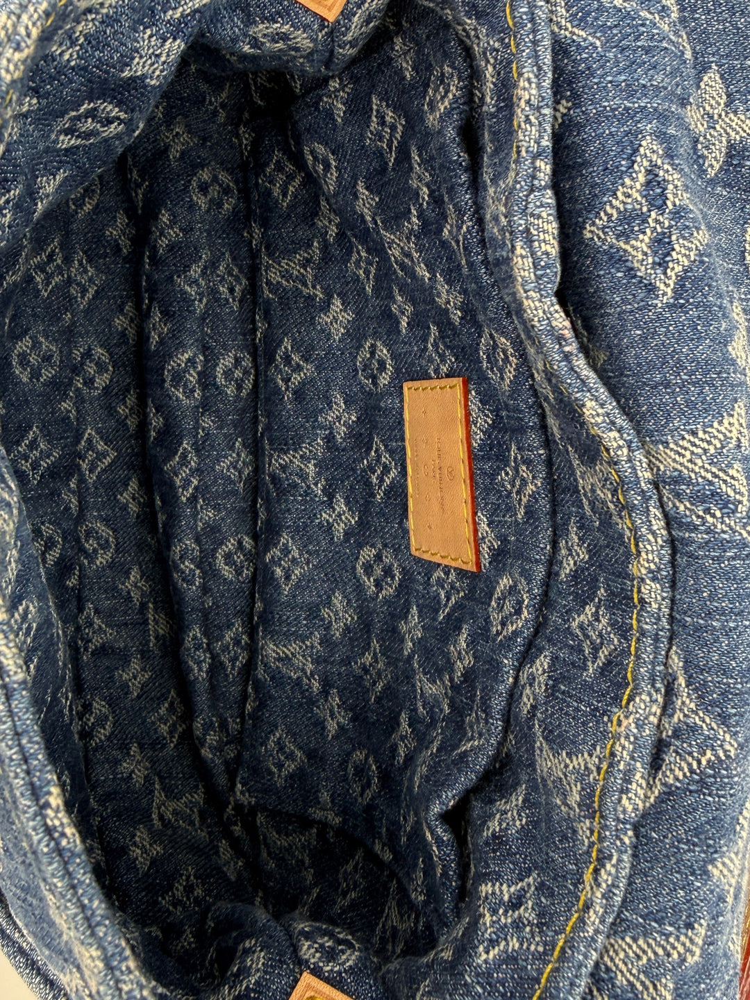 Louis Vuitton Monogram Denim Sunset Blue Shoulder Bag