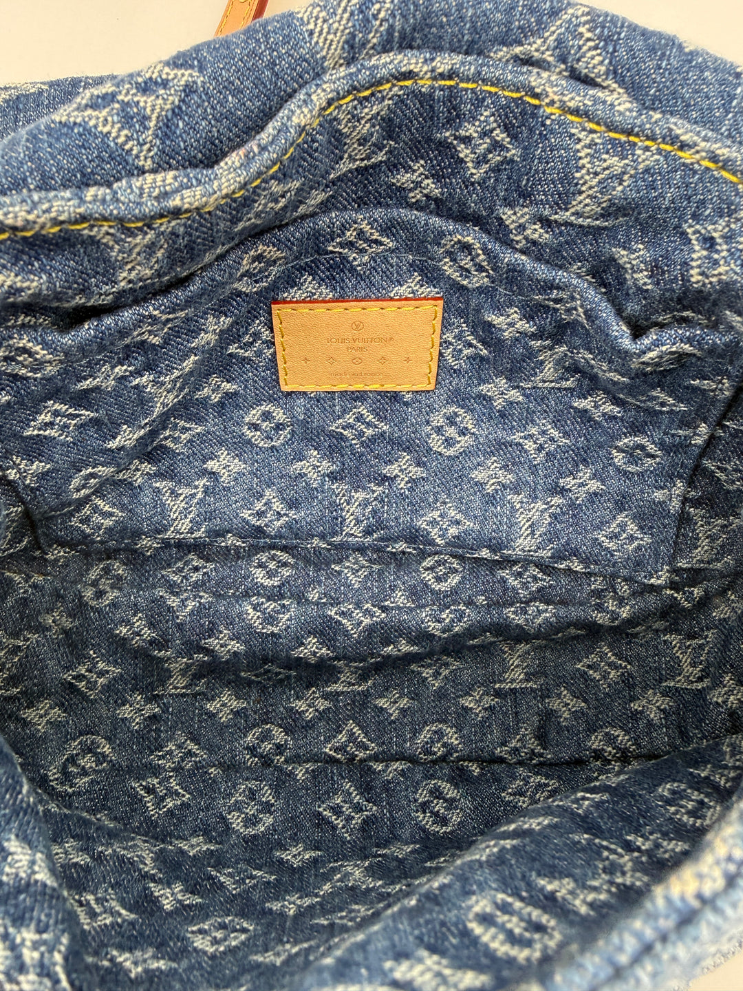 Louis Vuitton Monogram Denim Sunset Blue Shoulder Bag