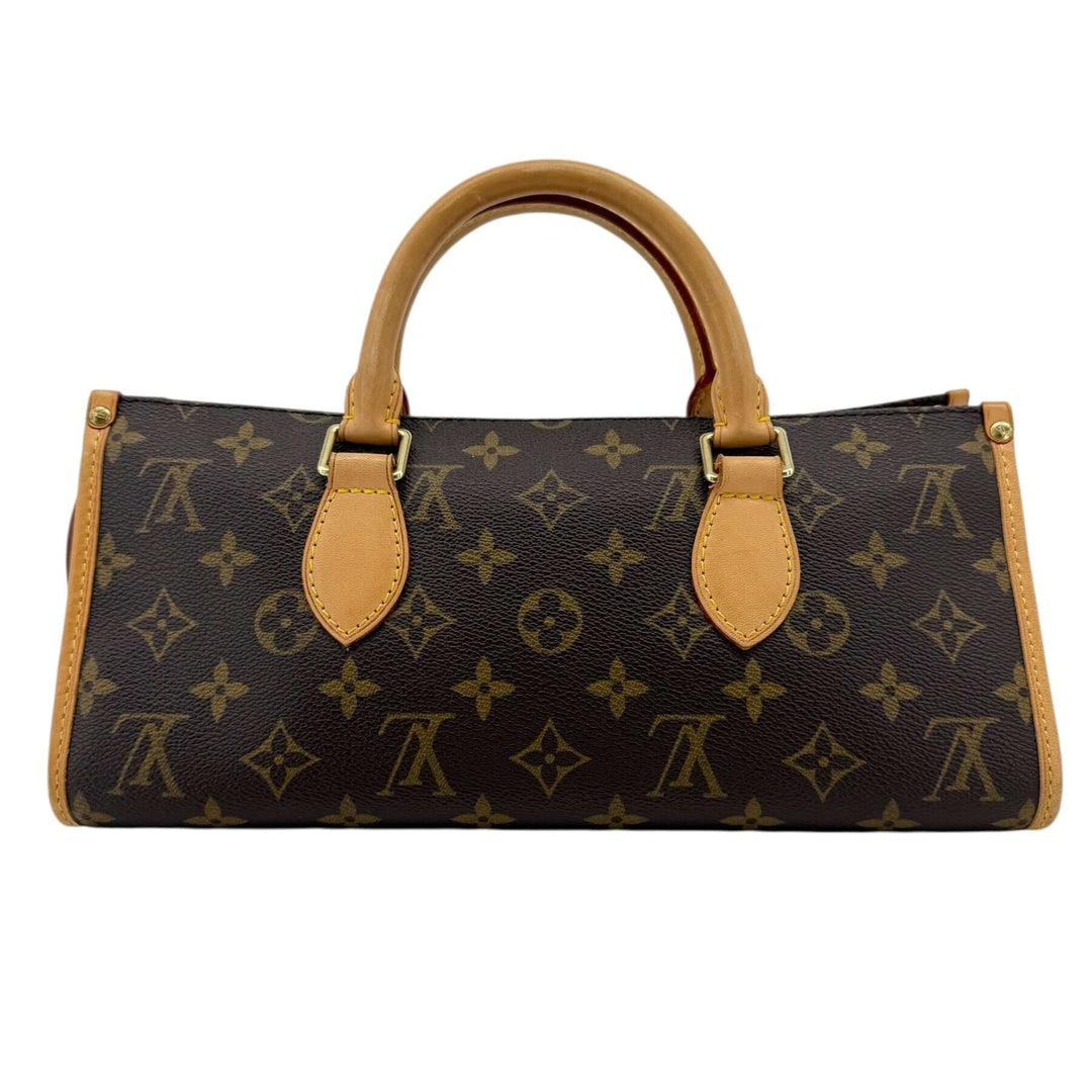 Louis Vuitton Monogram Popincourt Top Handle Handbag featuring iconic Monogram canvas and vachetta leather trim.