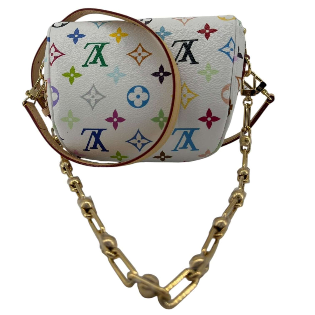 Louis Vuitton x Murakami multicolor mini bumbag back view