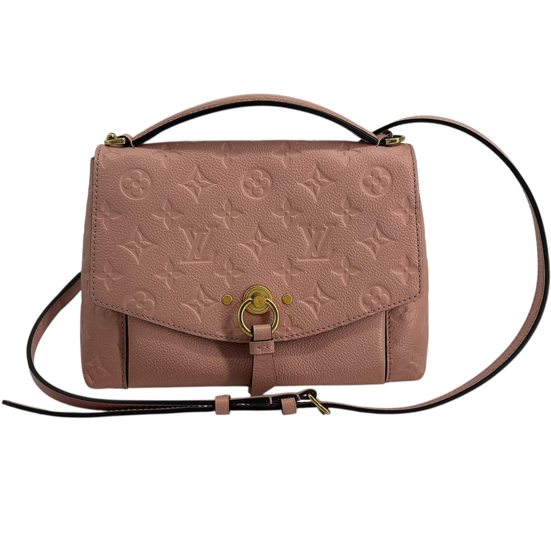 Louis Vuitton Blanche BB Rose Poudre Monogram Empreinte front exterior