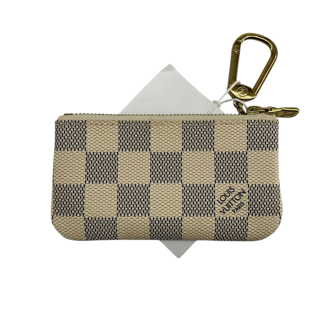 Louis Vuitton Damier Azur Key Pouch front exterior