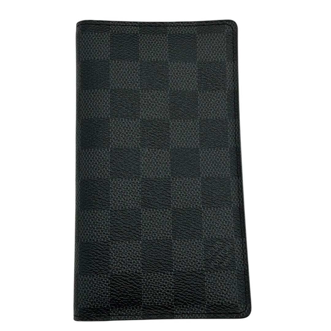 Louis Vuitton Damier Graphite Pocket Agenda Cover full checkerboard canvas exterior