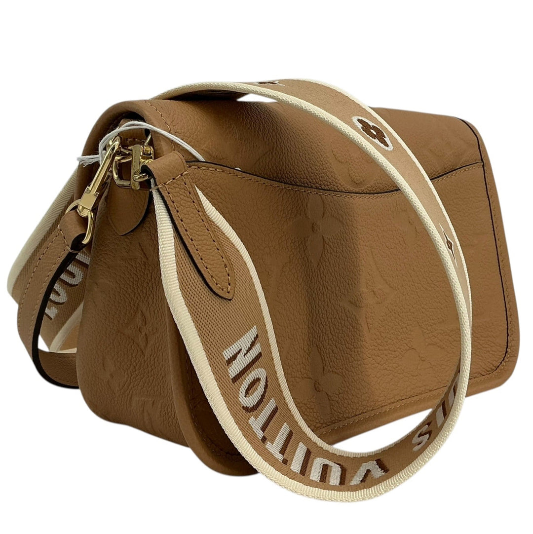 Louis Vuitton Diane Arizona rear angled view with jacquard strap