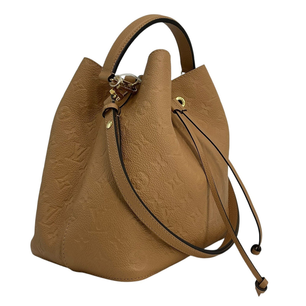 Louis Vuitton Empreinte NéoNoé MM Arizona angled exterior with removable top handle