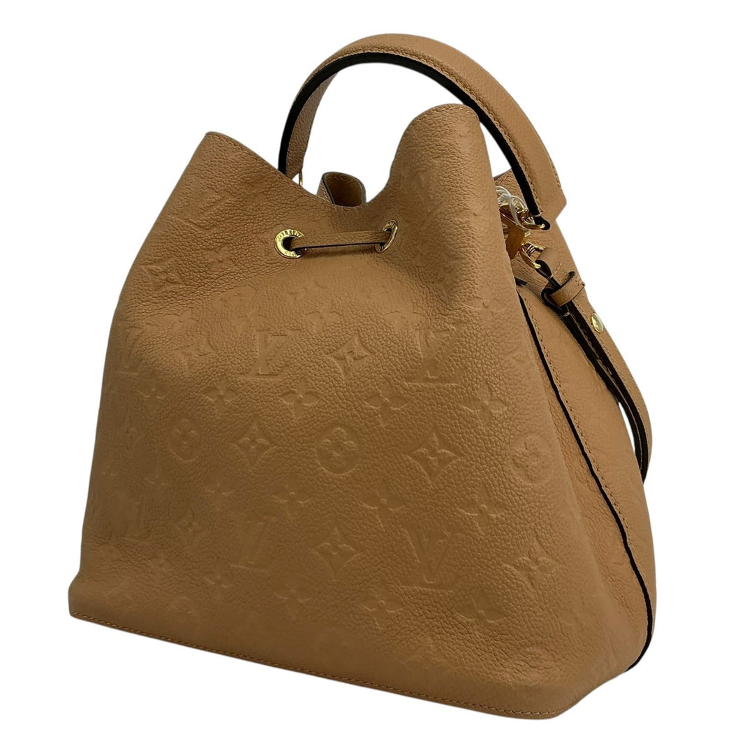 Louis Vuitton Empreinte NéoNoé MM Arizona rear exterior with gold-tone drawstring eyelets