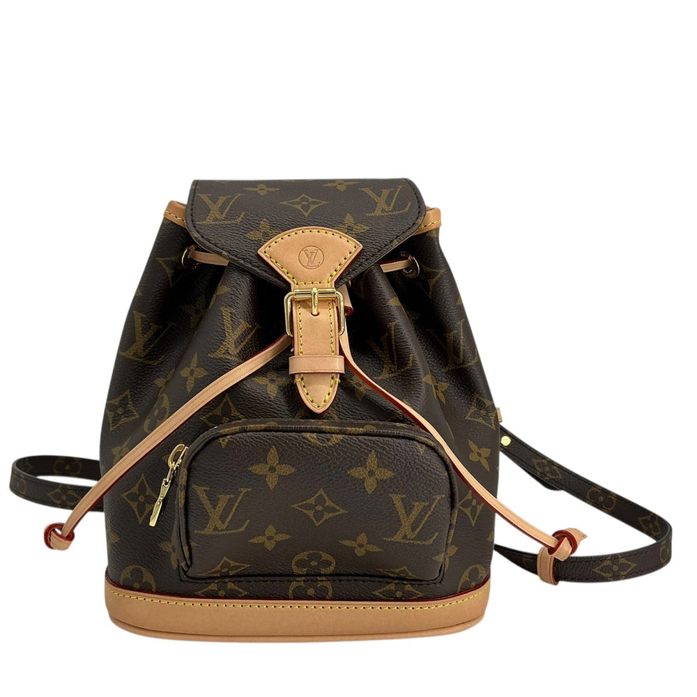 Louis Vuitton Montsouris PM Monogram backpack front exterior