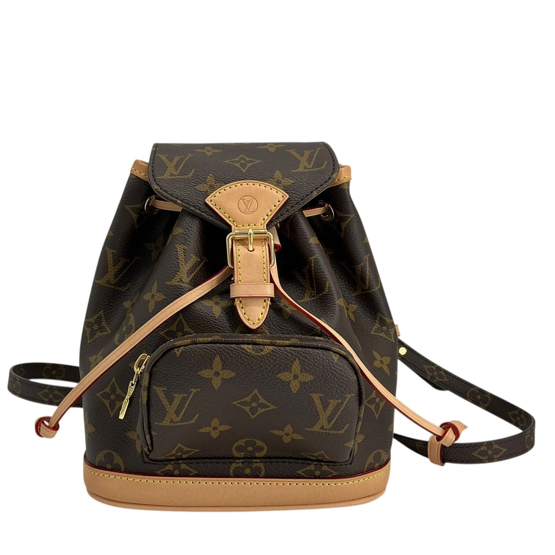 Louis Vuitton Montsouris PM Monogram backpack front exterior