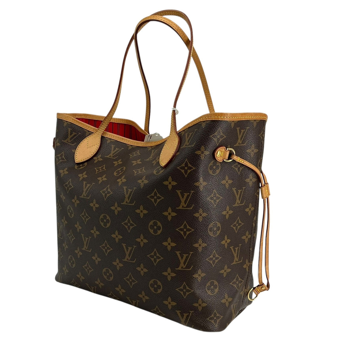 Opposite angled view of Louis Vuitton Neverfull MM