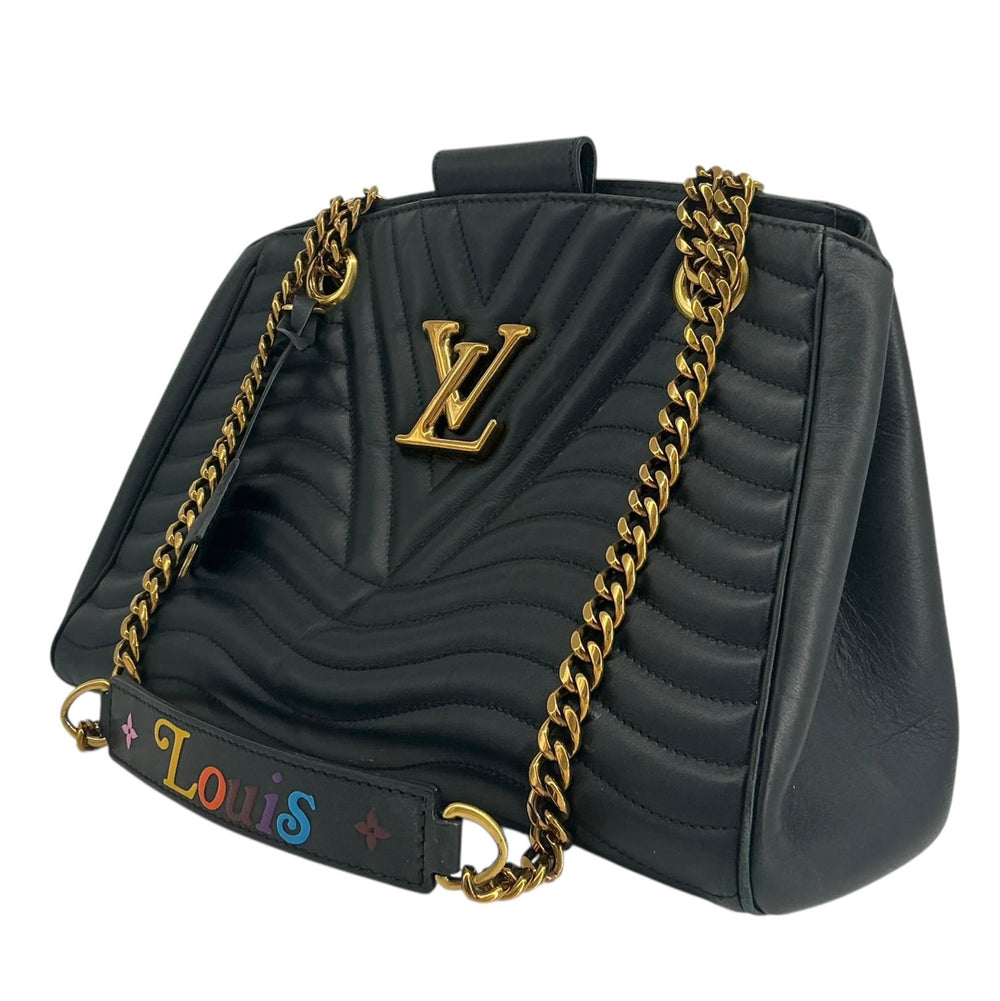 Louis Vuitton New Wave Chain Tote wave quilting and shoulder pad