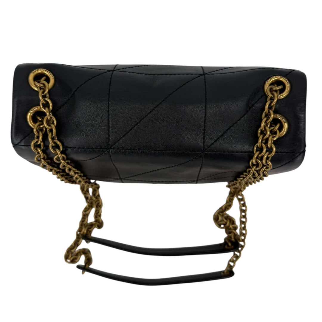 Saint Laurent Mini Jamie Black Nappa Leather Bag | LuxLoveLouis