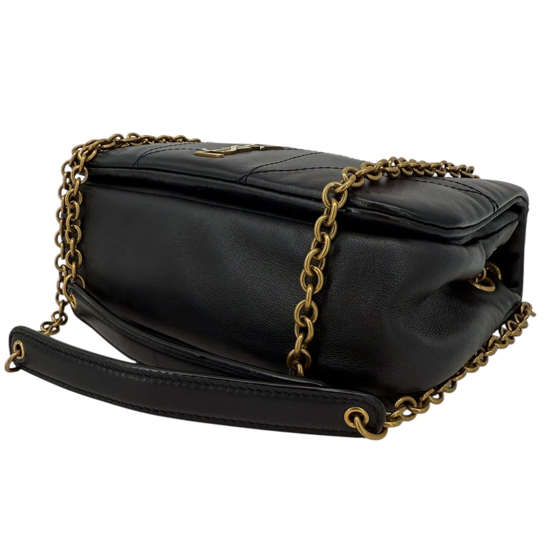 Saint Laurent Mini Jamie Black Nappa Leather Bag | LuxLoveLouis