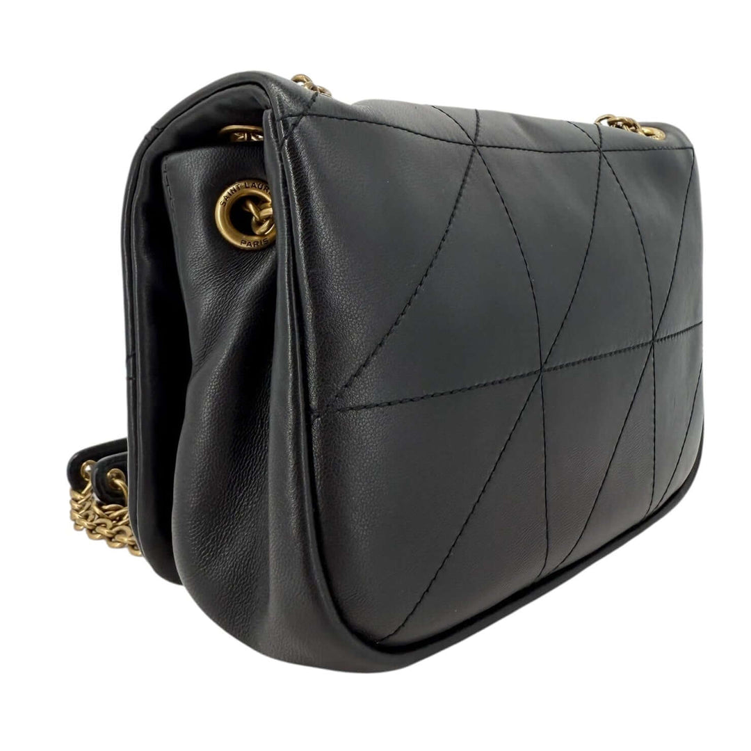 Saint Laurent Mini Jamie Black Nappa Leather Bag | LuxLoveLouis